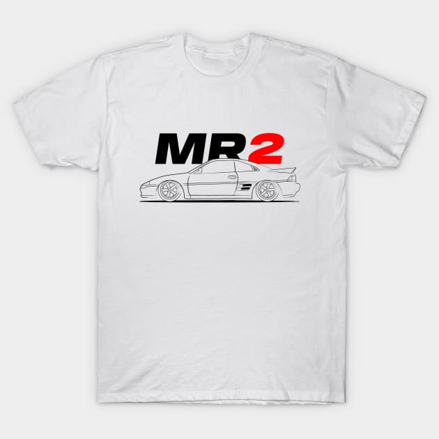 MK2 JDM MR 2 T-Shirt by GoldenTuners